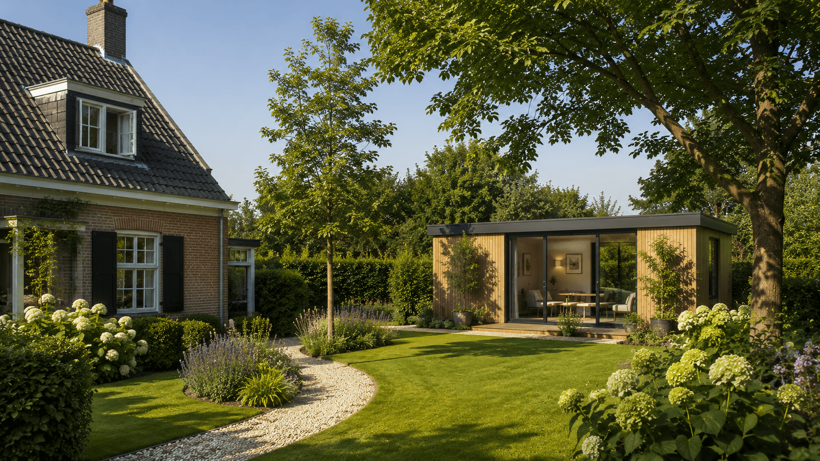 Tuinkantoor op maat: luxe en modern maatwerk voor jouw tuin — Tuinkantoor